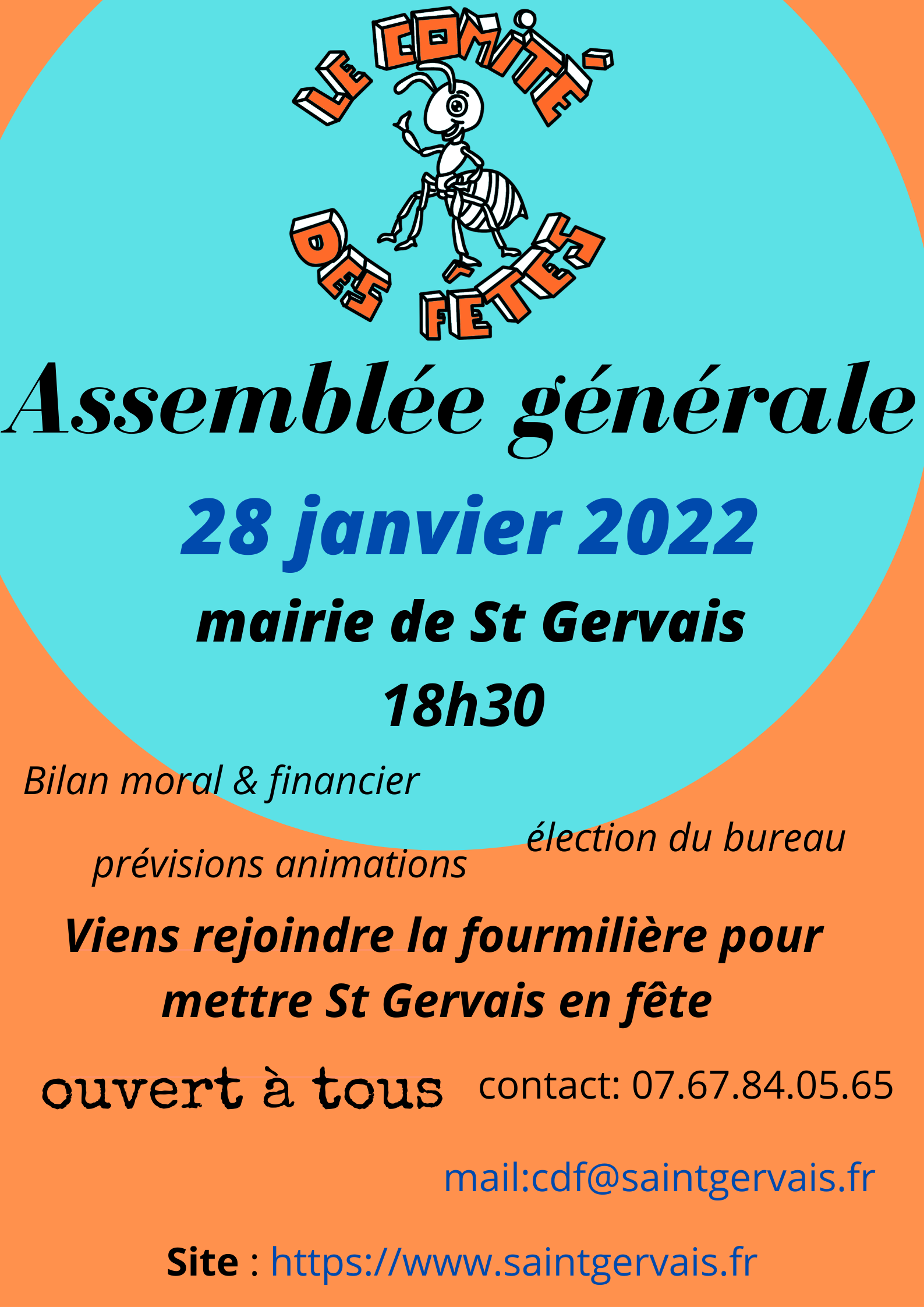 Assembl E G N Rale Ordinaire Comit Des F Tes Saint Gervais